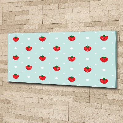 Tableau en acrylique Icônes de fraises