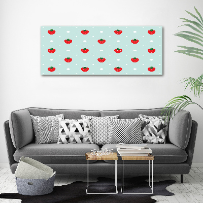 Tableau en acrylique Icônes de fraises