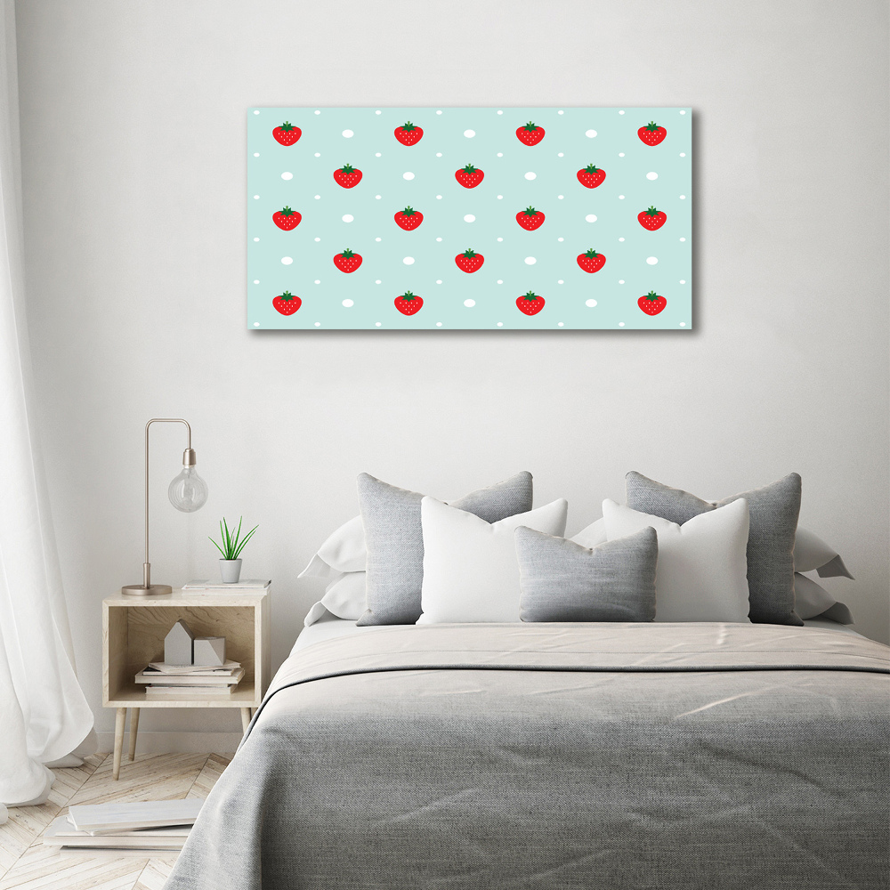 Tableau en acrylique Icônes de fraises