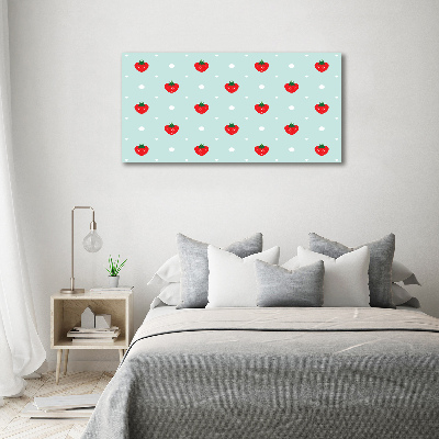 Tableau en acrylique Icônes de fraises