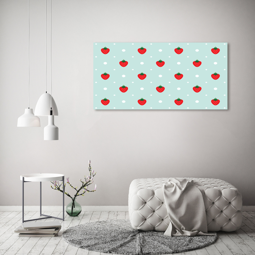 Tableau en acrylique Icônes de fraises