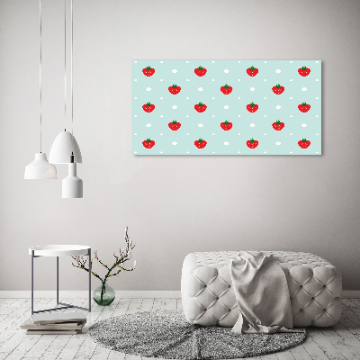 Tableau en acrylique Icônes de fraises