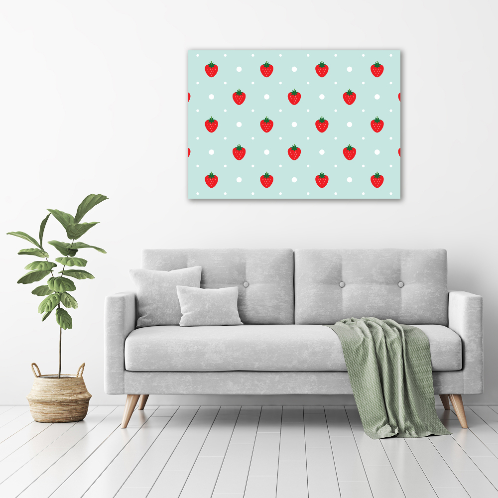 Tableau en acrylique Icônes de fraises