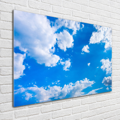 Tableau acrylique Nuages dans le ciel