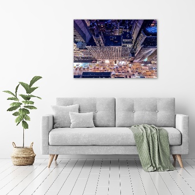 Tableau sur verre acrylique New York de nuit