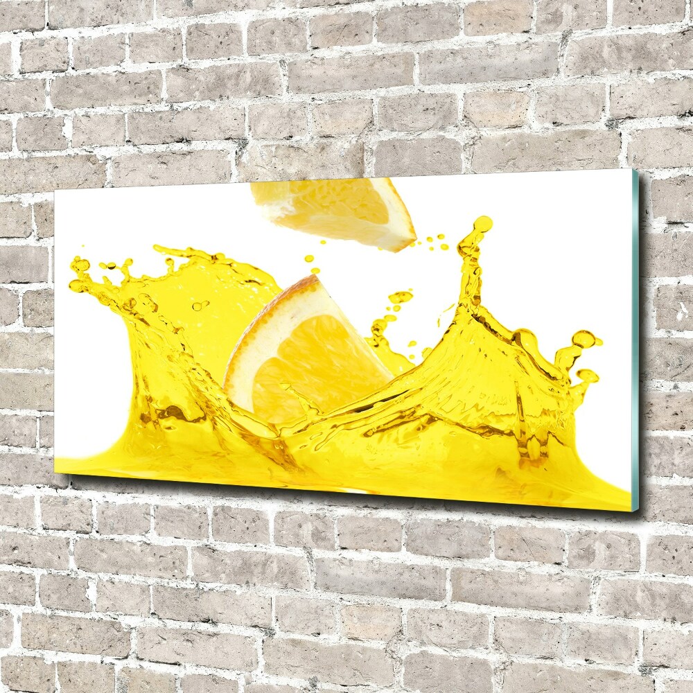 Acrylique tableau Tranches de citron