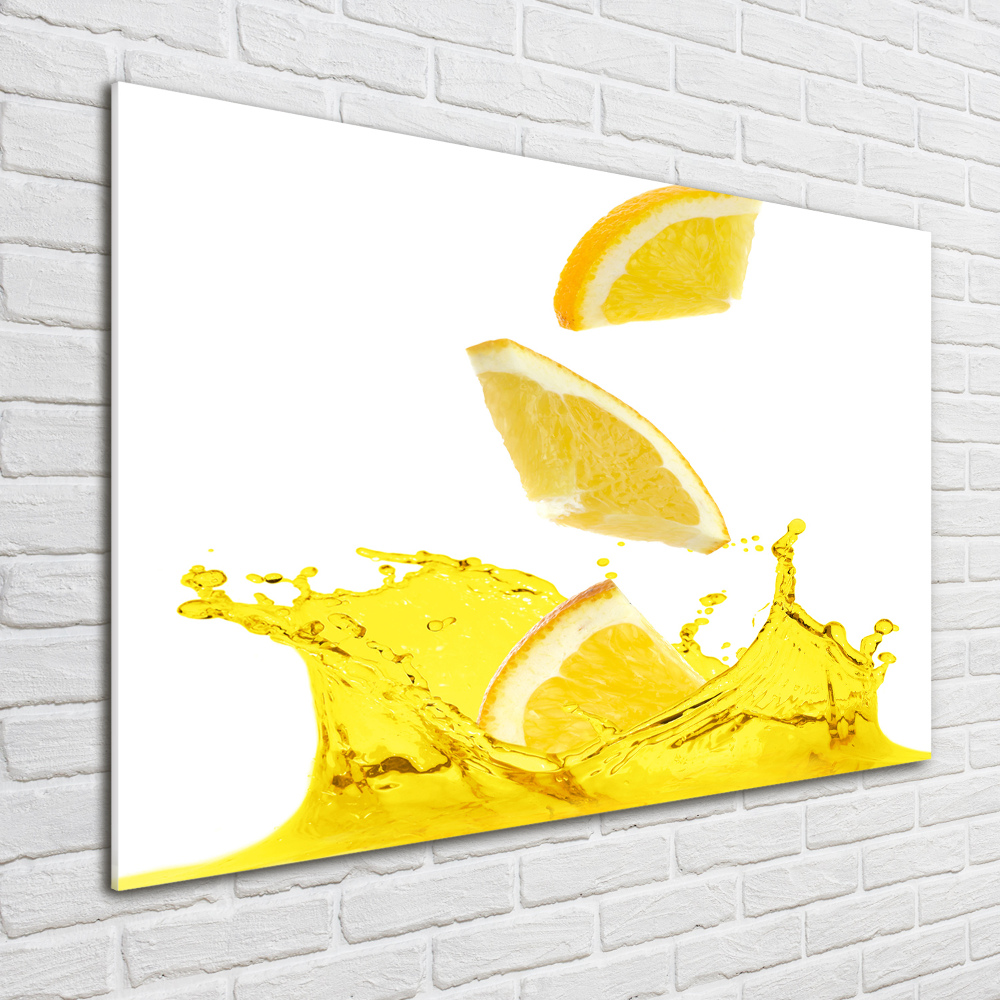 Acrylique tableau Tranches de citron