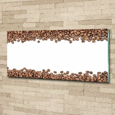 Tableau verre acrylique Grains de café