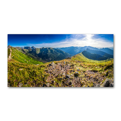 Acrylique tableau Panorama de montagne