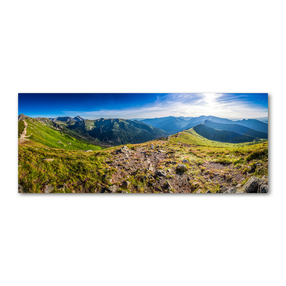 Acrylique tableau Panorama de montagne