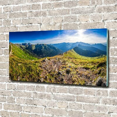 Acrylique tableau Panorama de montagne