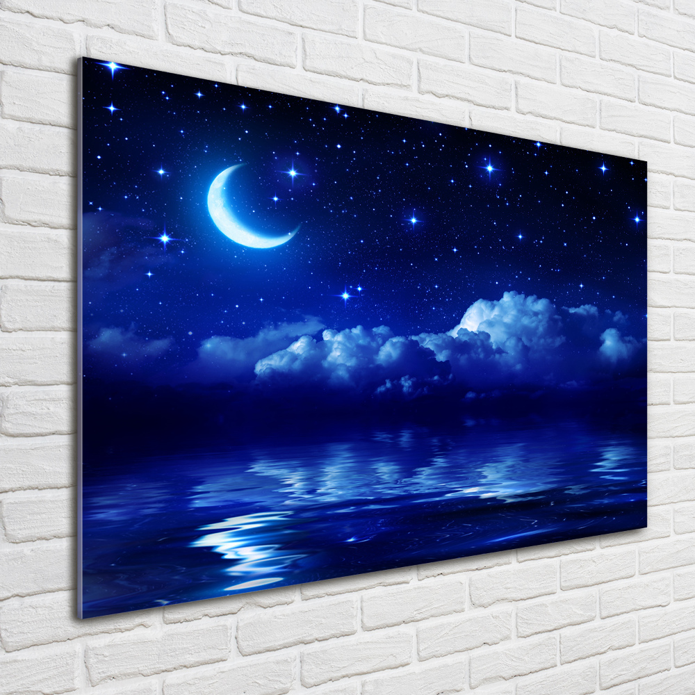 Acrylique tableau Ciel de nuit