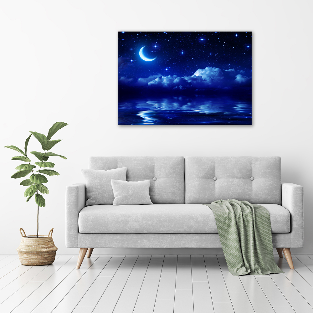 Acrylique tableau Ciel de nuit