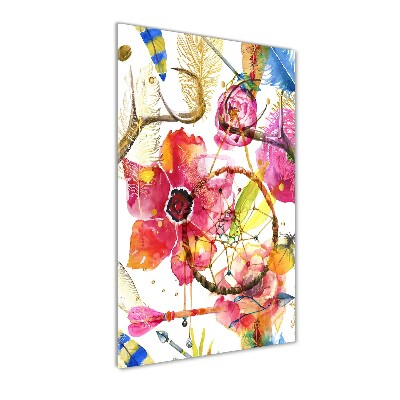 Tableau acrylique Fleurs style boho