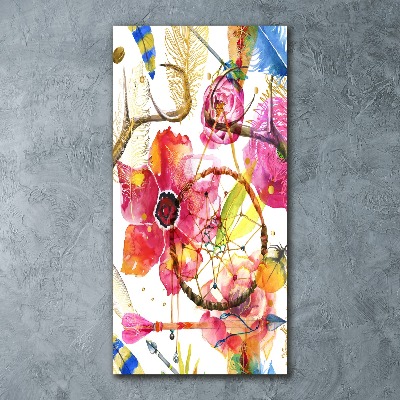 Tableau acrylique Fleurs style boho