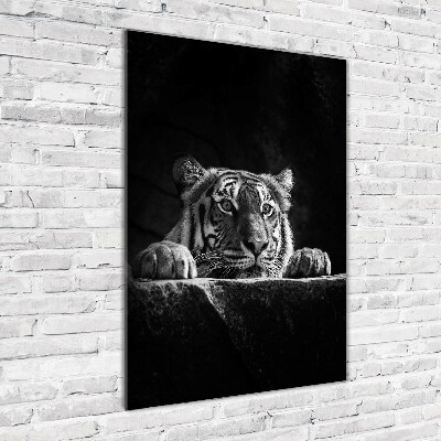 Tableau verre acrylique Tigre