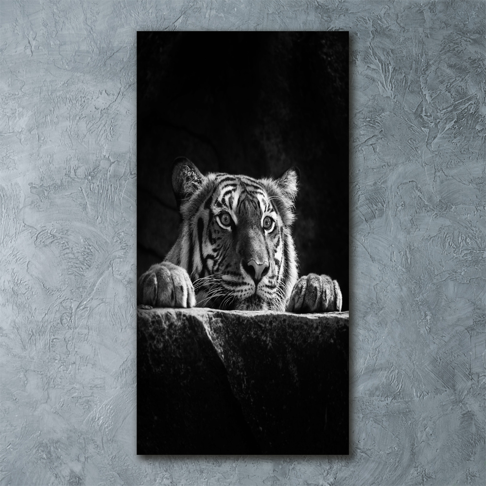 Tableau verre acrylique Tigre