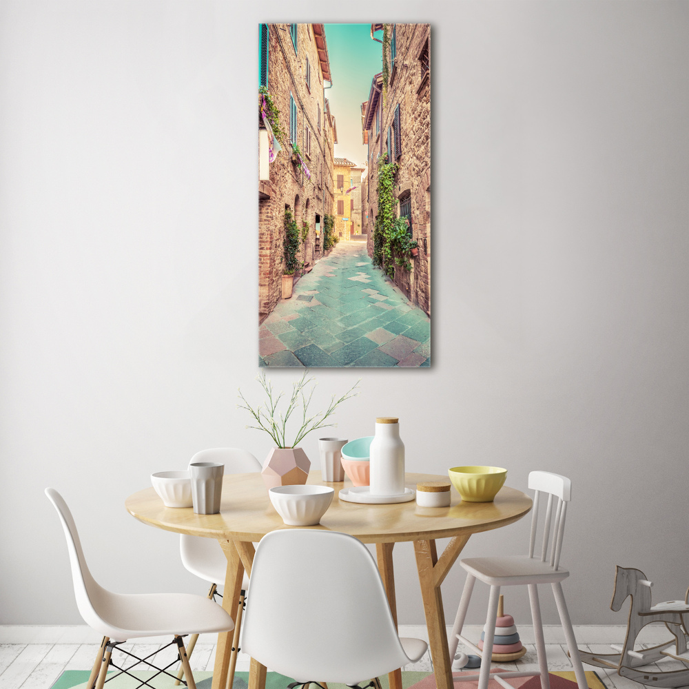 Tableau verre acrylique Architecture en briques