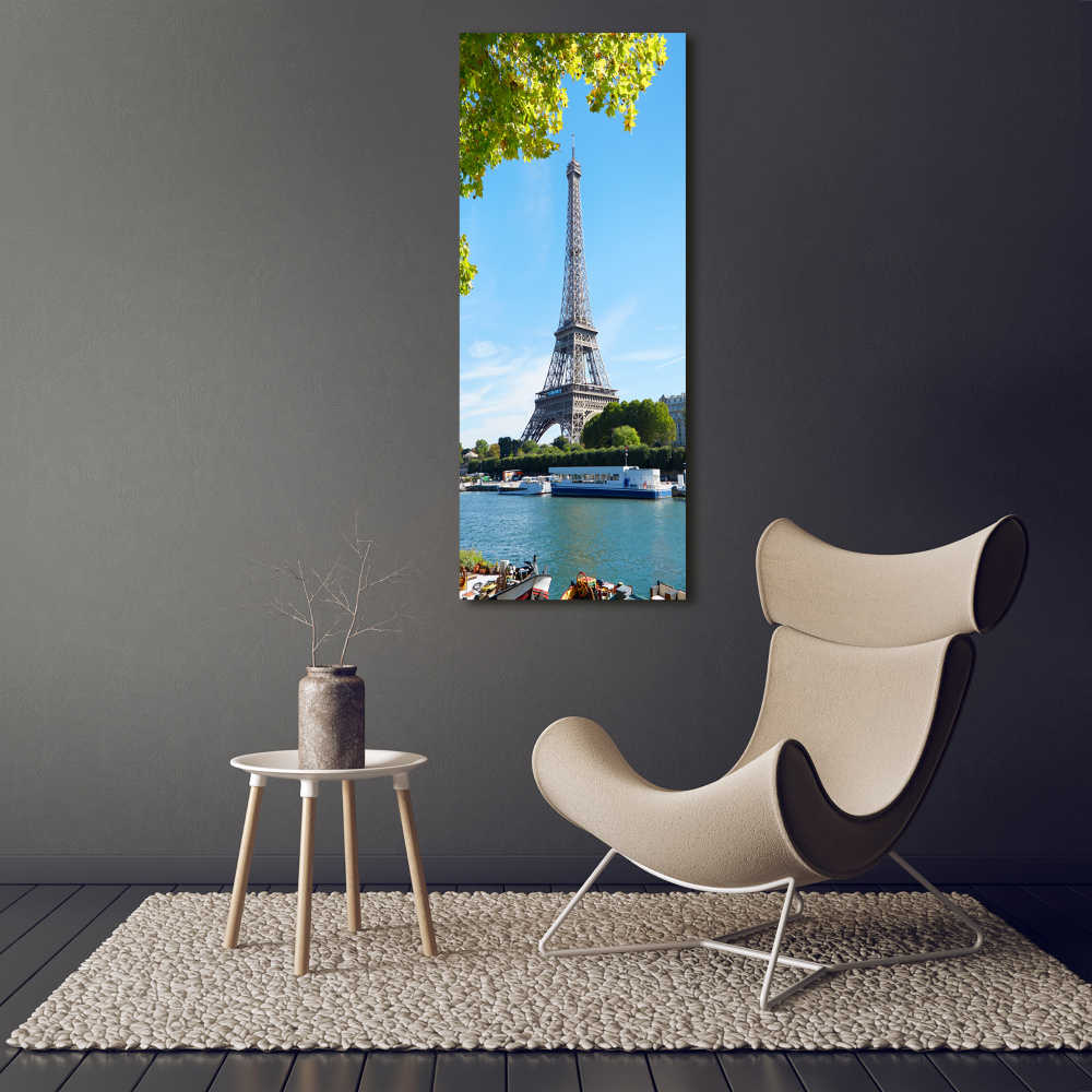 Tableau sur verre acrylique Tour Eiffel Paris