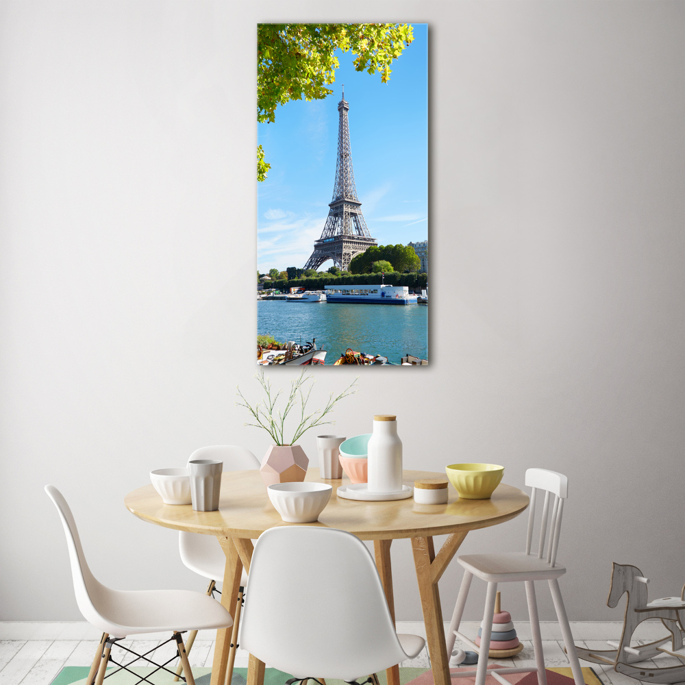 Tableau sur verre acrylique Tour Eiffel Paris