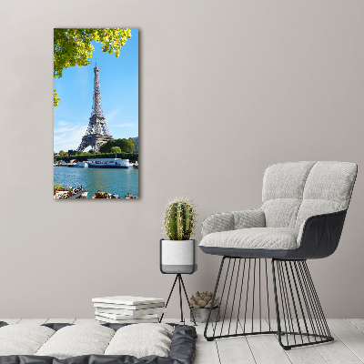 Tableau sur verre acrylique Tour Eiffel Paris