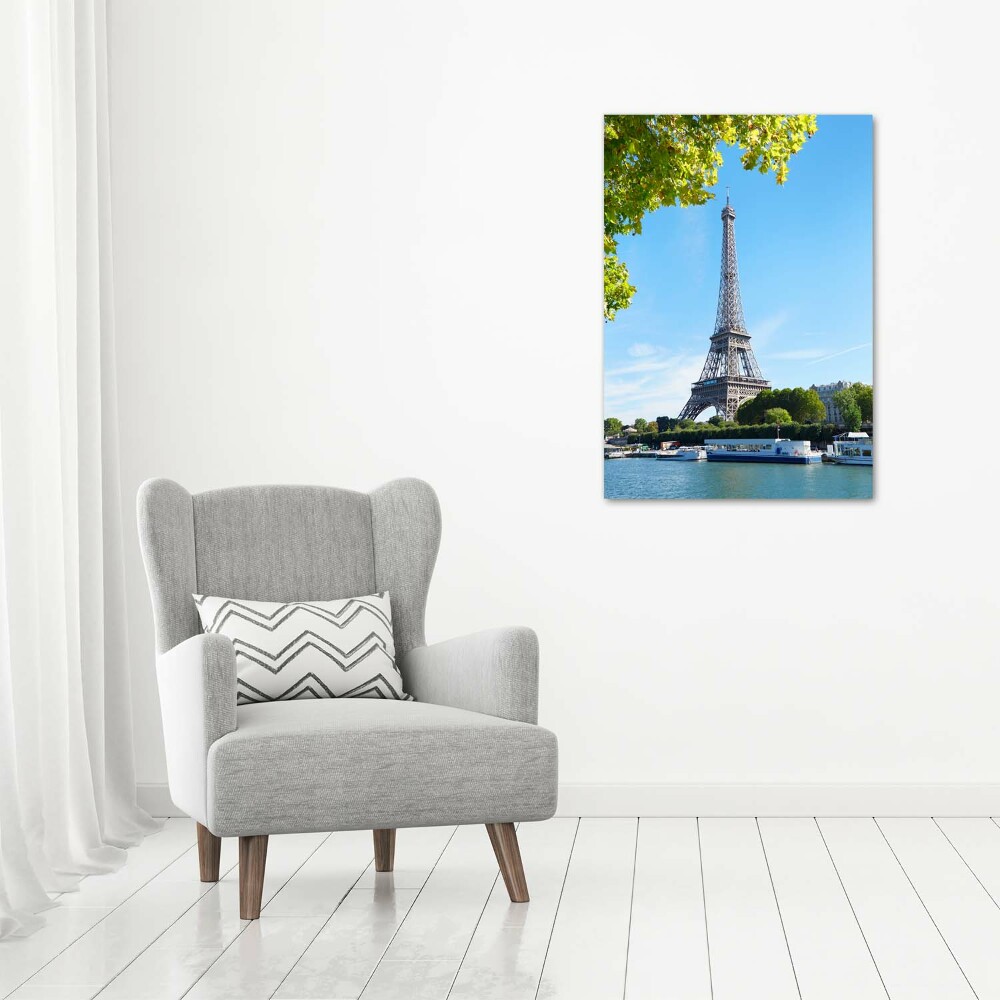 Tableau sur verre acrylique Tour Eiffel Paris