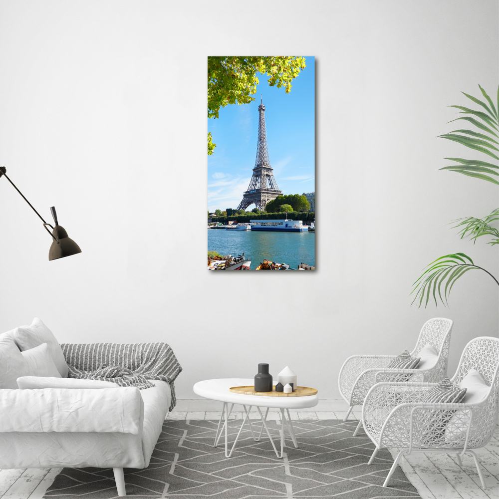 Tableau sur verre acrylique Tour Eiffel Paris