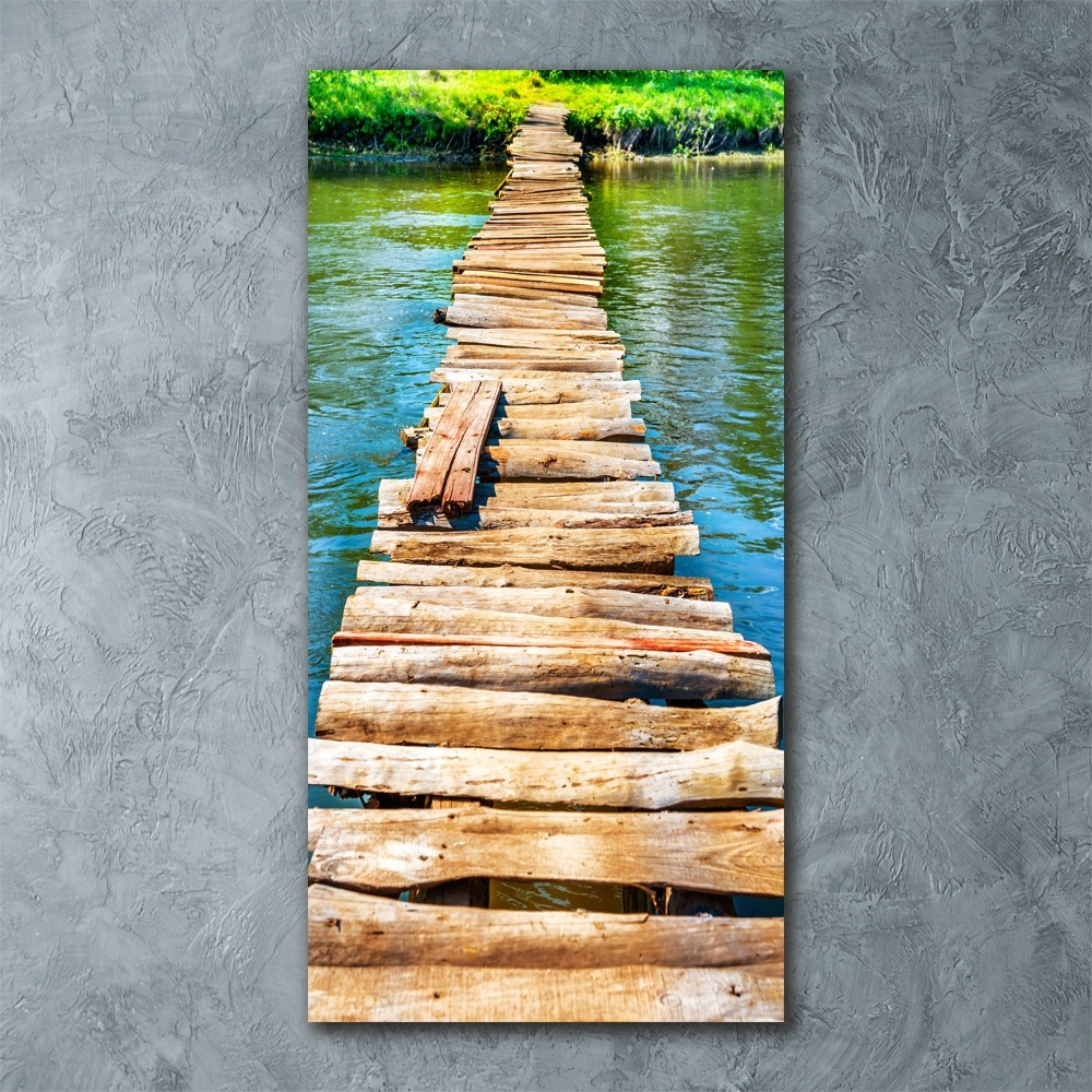 Tableau acrylique Pont en bois