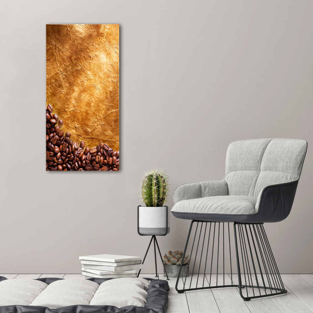 Tableau acrylique Grains de café