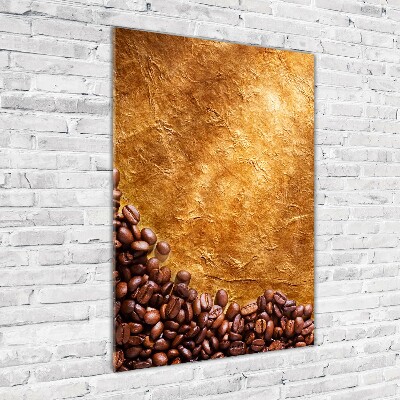 Tableau acrylique Grains de café