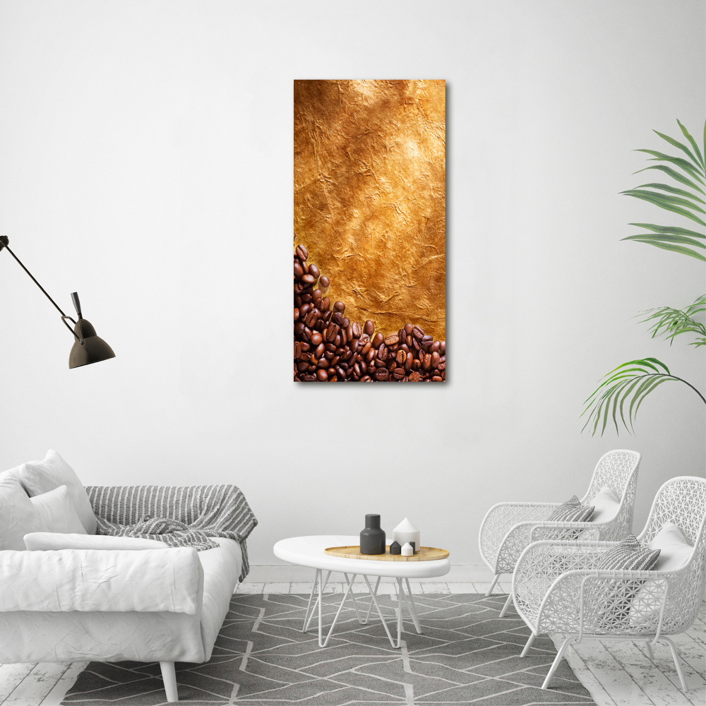 Tableau acrylique Grains de café