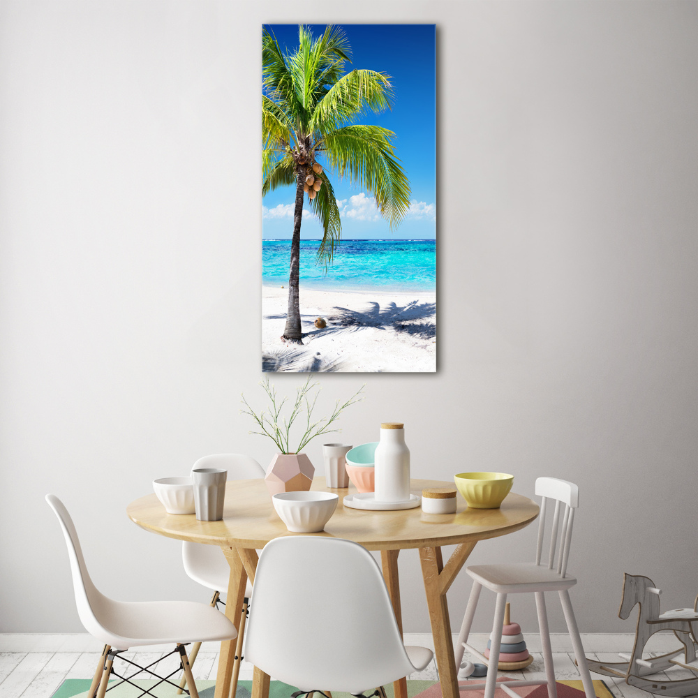 Tableau acrylique Plage exotique