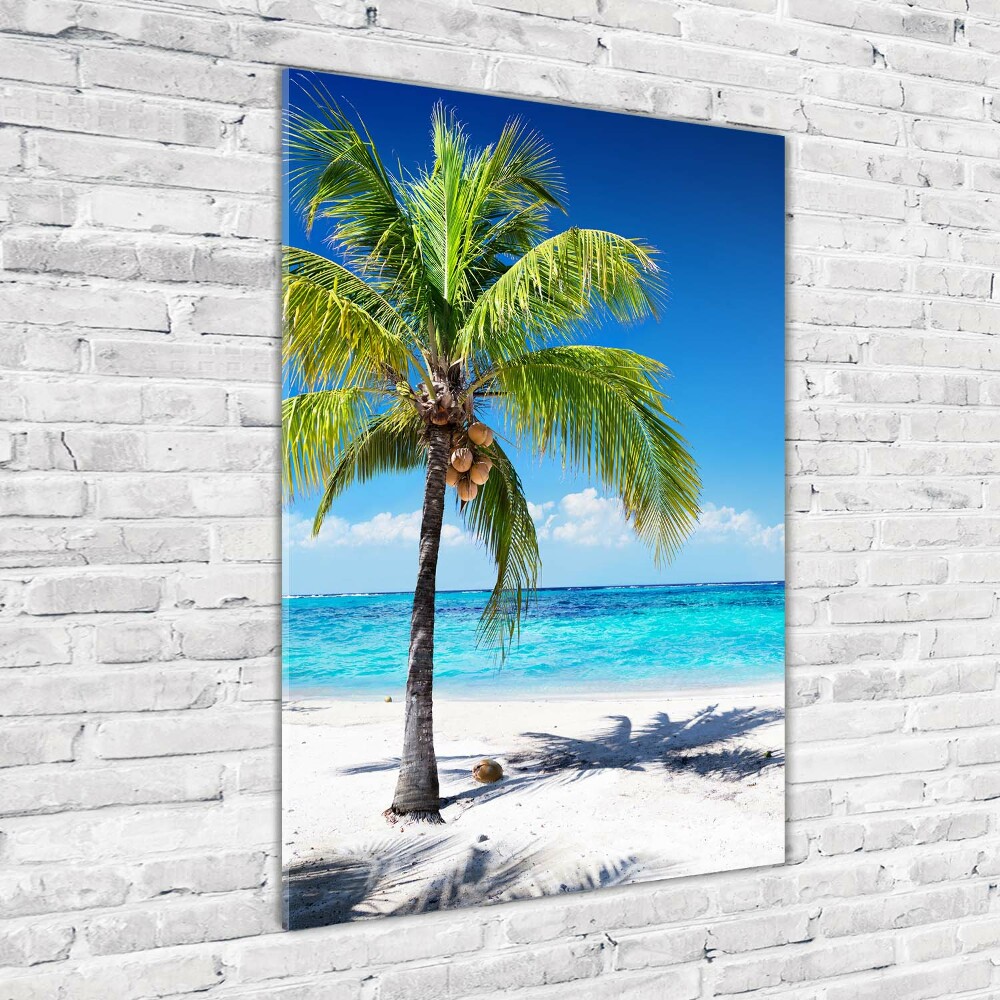 Tableau acrylique Plage exotique