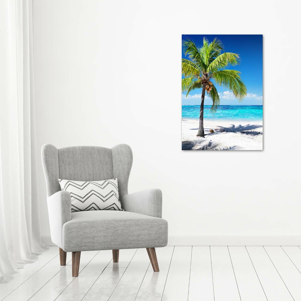 Tableau acrylique Plage exotique