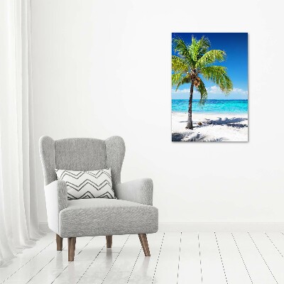 Tableau acrylique Plage exotique