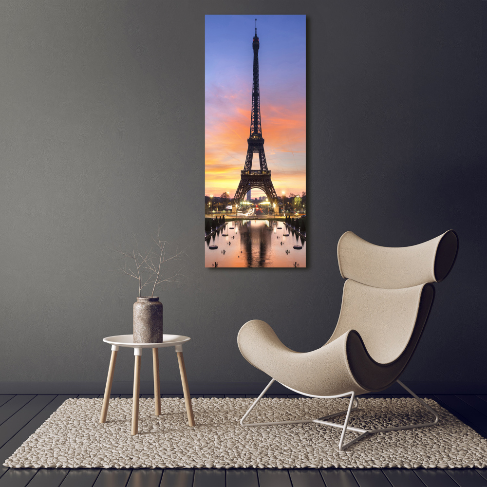 Tableau verre acrylique Architecture Tour Eiffel France