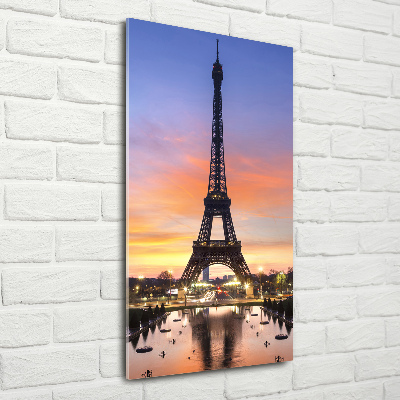 Tableau verre acrylique Architecture Tour Eiffel France