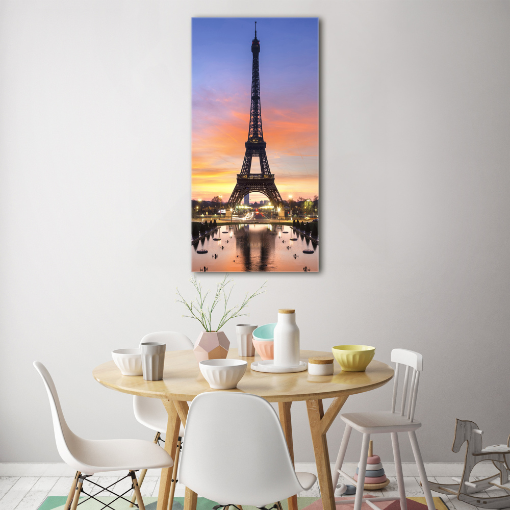 Tableau verre acrylique Architecture Tour Eiffel France