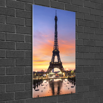 Tableau verre acrylique Architecture Tour Eiffel France