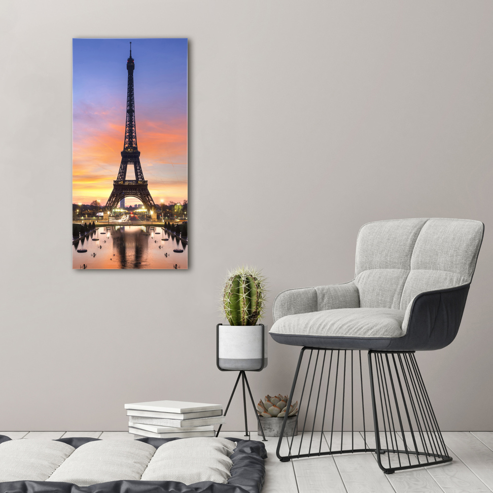 Tableau verre acrylique Architecture Tour Eiffel France