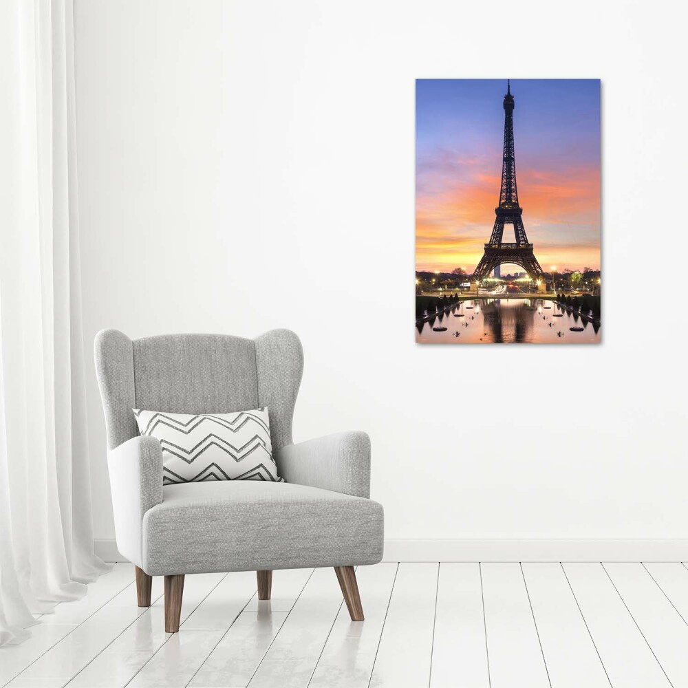 Tableau verre acrylique Architecture Tour Eiffel France