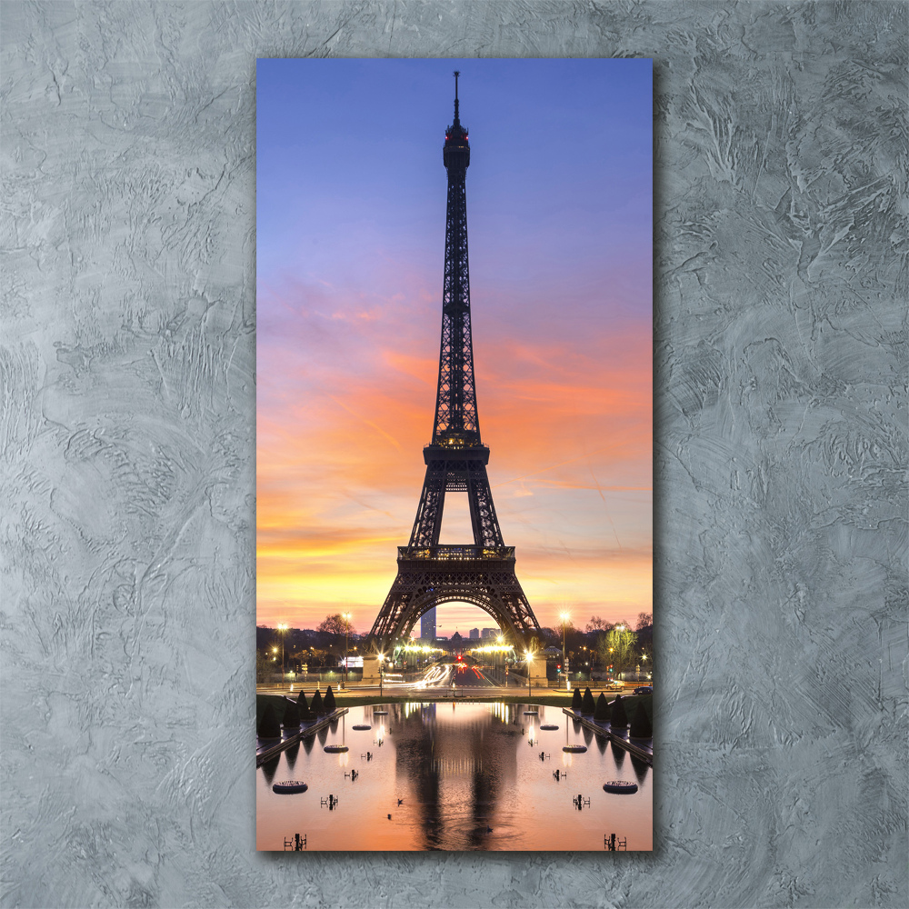 Tableau verre acrylique Architecture Tour Eiffel France