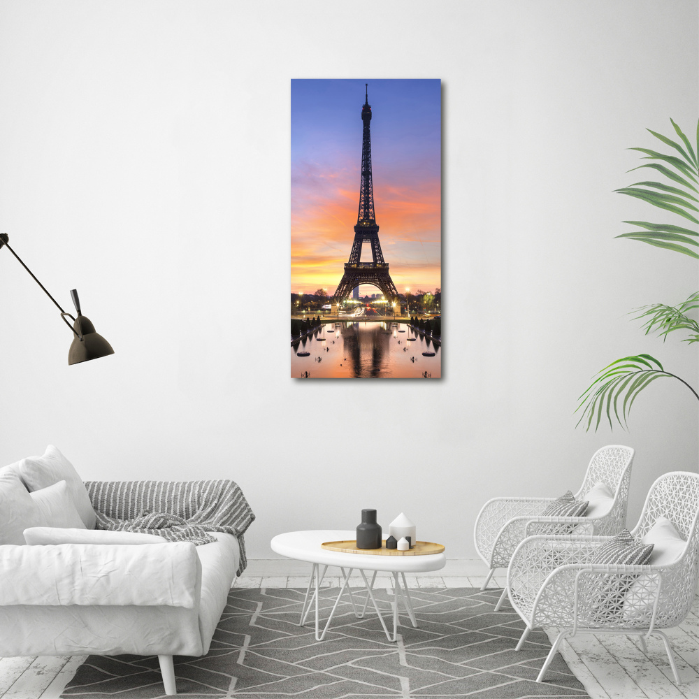 Tableau verre acrylique Architecture Tour Eiffel France