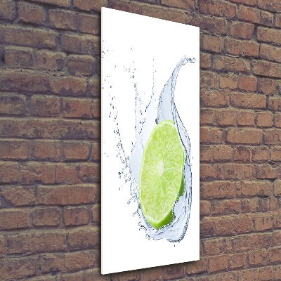 Tableau sur verre acrylique Citron vert