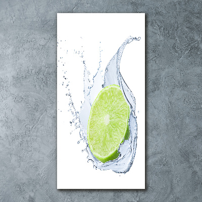 Tableau sur verre acrylique Citron vert