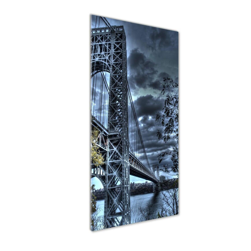 Tableau verre acrylique Pont New York