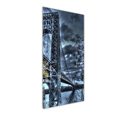 Tableau verre acrylique Pont New York