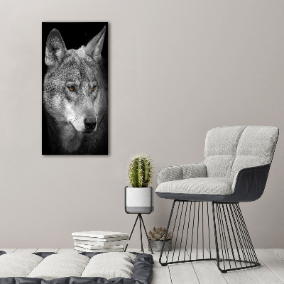 Tableau acrylique Portrait de loup