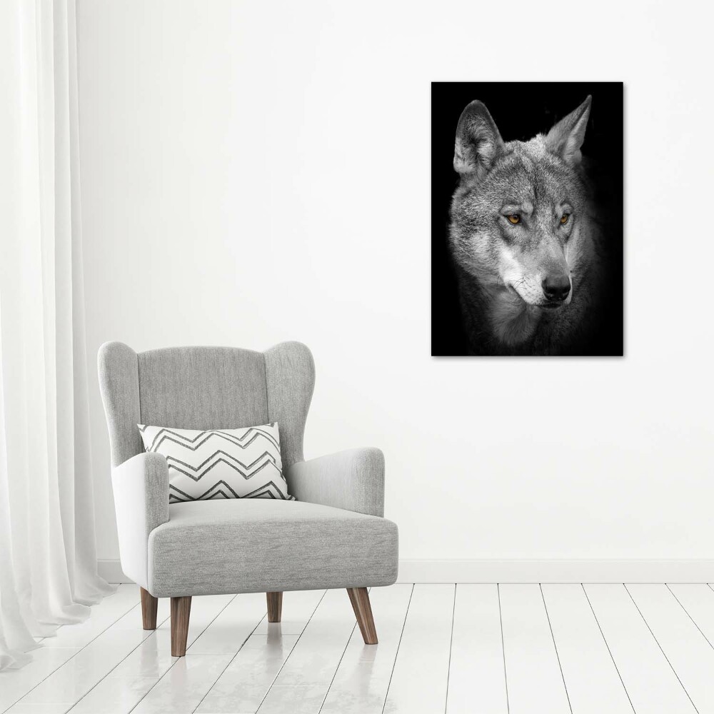 Tableau acrylique Portrait de loup