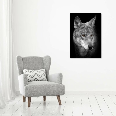 Tableau acrylique Portrait de loup